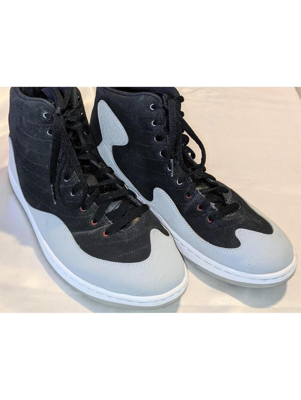 NIKE Air Jordan SOG Black Cement High Top Athletic Sneakers AR4493-003 Size 11.5 - Picture 1 of 11